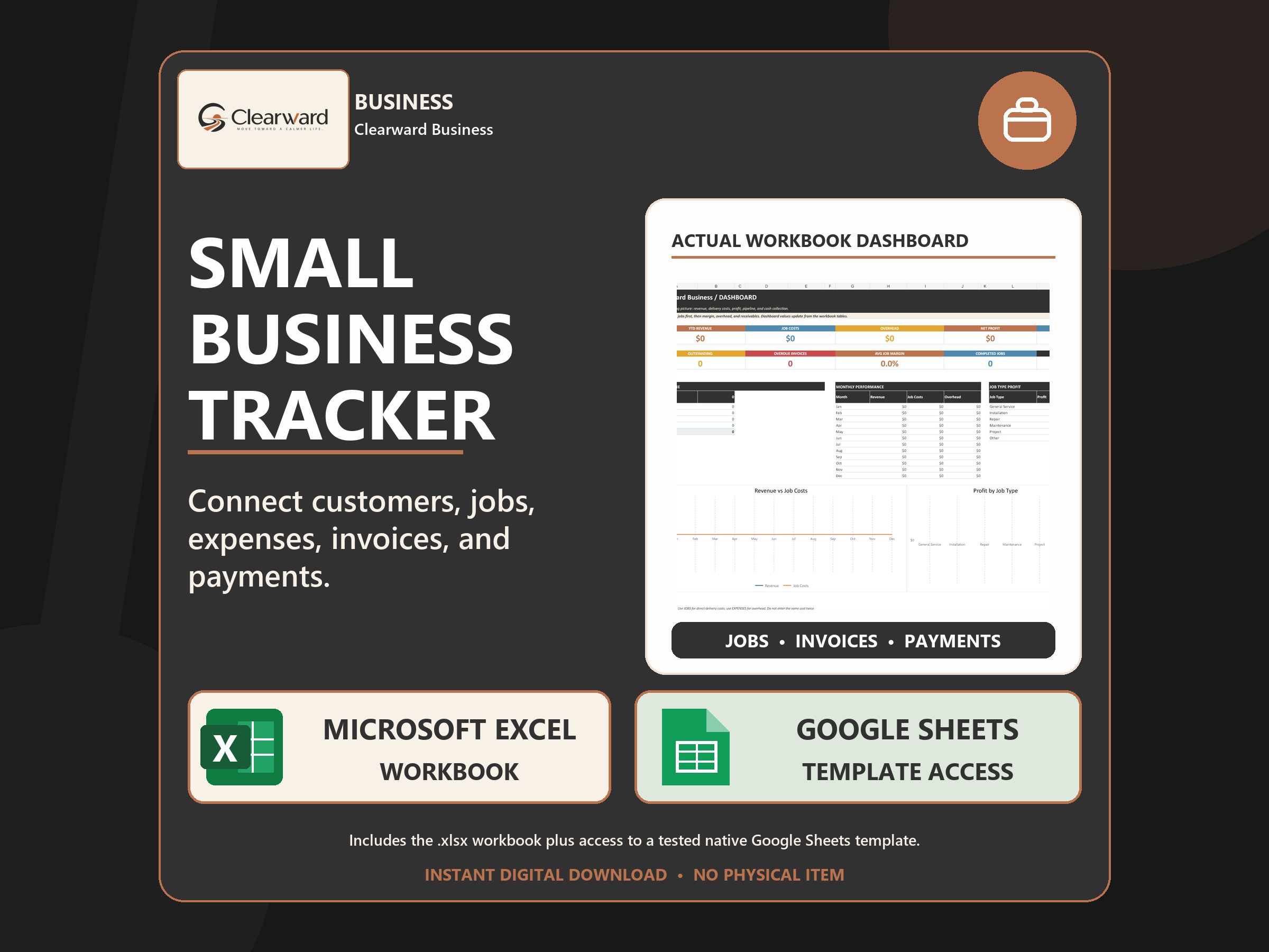 Clearward Business spreadsheet system product overview
