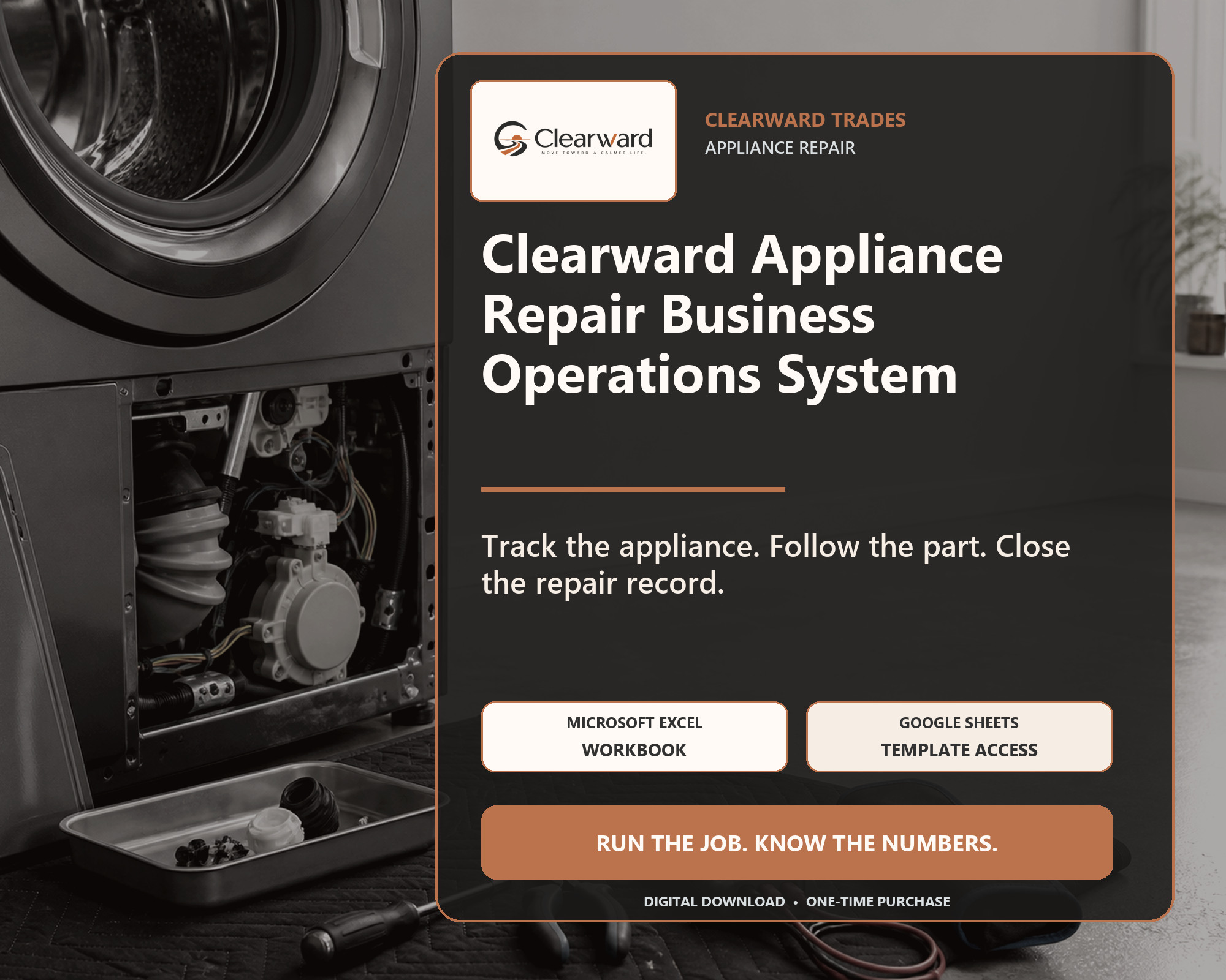 Clearward Appliance Repair business operations spreadsheet system