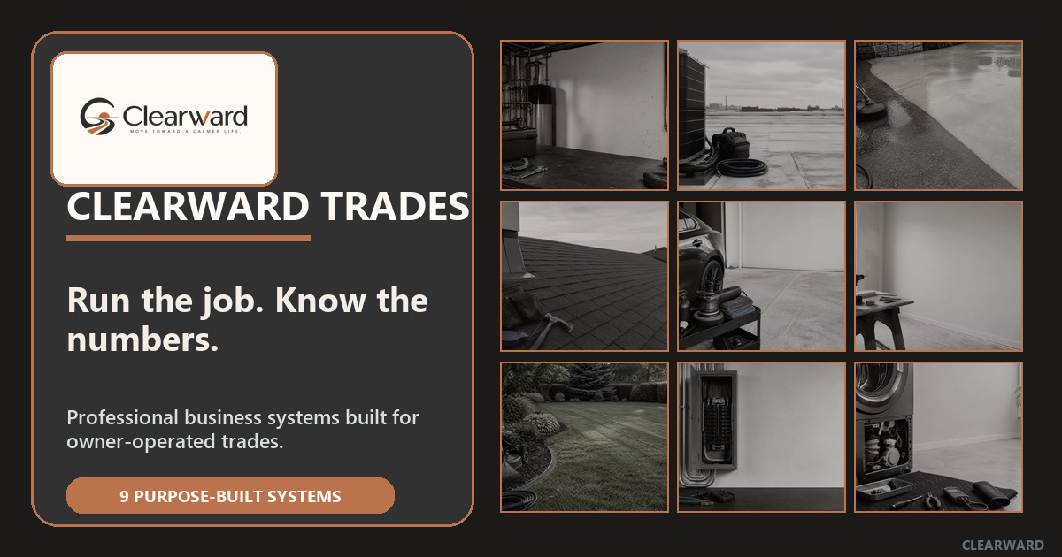 Clearward business tools for nine service industries
